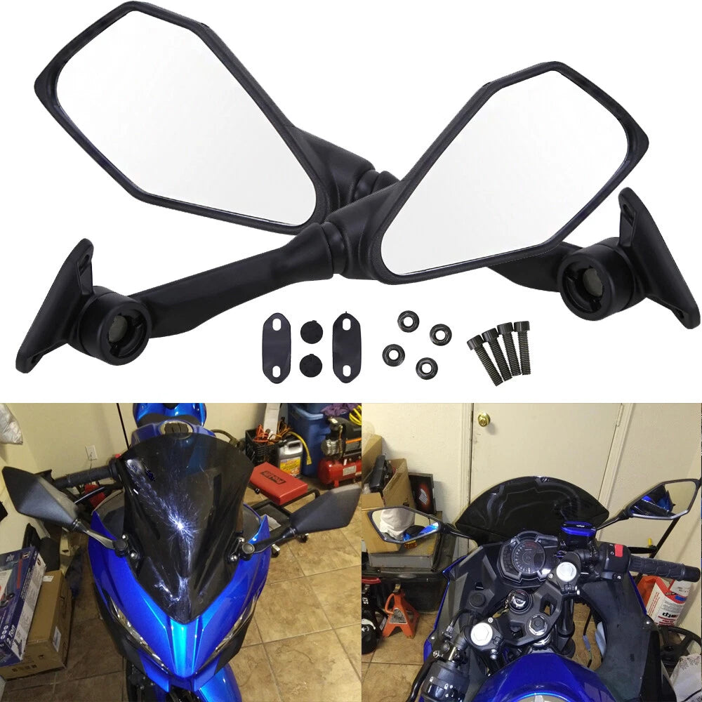 Motorcycle Rear View Mirrors For Kawasaki Ninja 400 EX400 2018 2019 2020 2021