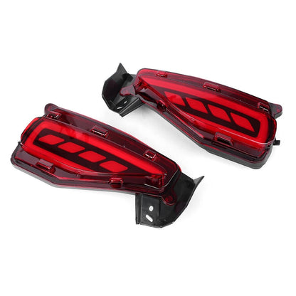 LED Rear Bumper Lamps Brake Tail Light Fog Lamp Fit Toyota Fortuner 2015-2017