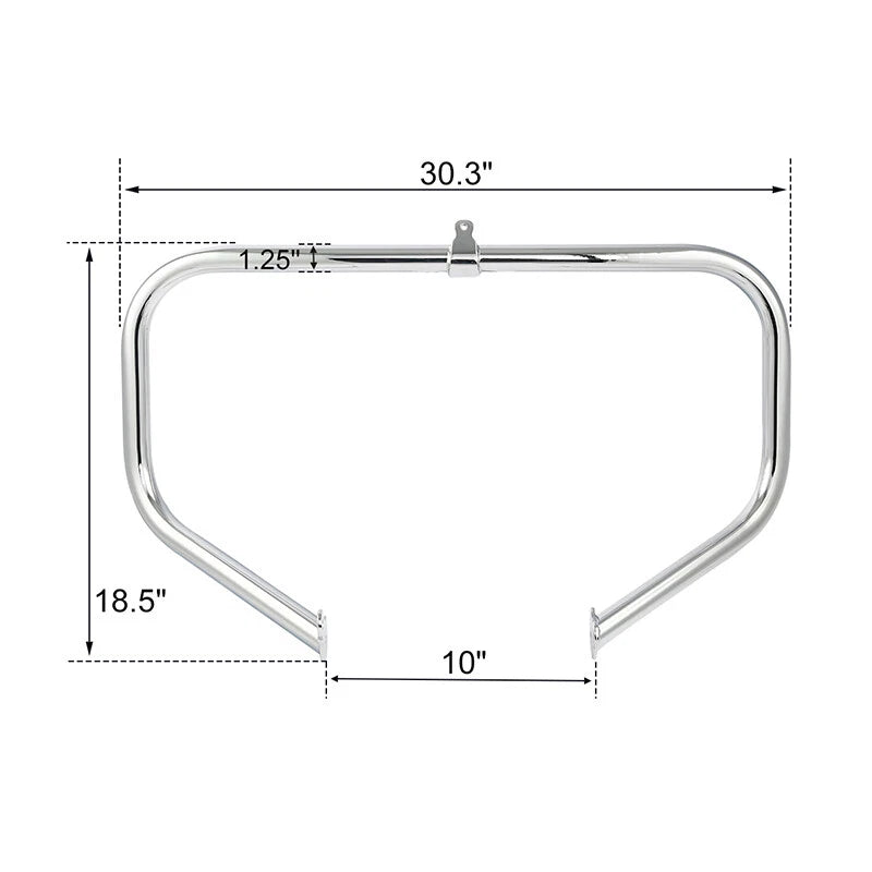 Lower Vented Fairings Speaker Pods &Crash Bar Fit For Harley Electra Glide 09-13