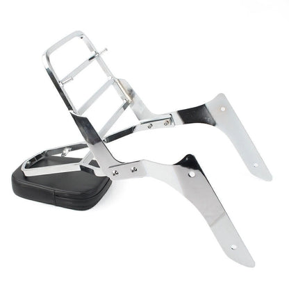 Sissy Bar Backrest Rear Luggage Rack Fit Yamaha Stryker 1300 XVS1300 11-17 Chrom