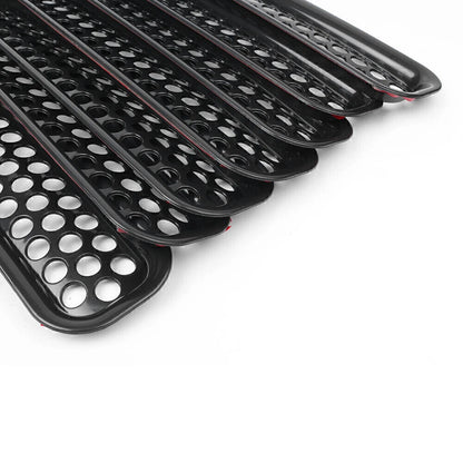 Front Grille Cover Insert Mesh Grill Black For Jeep Wrangler TJ 1997 1998 - 2006
