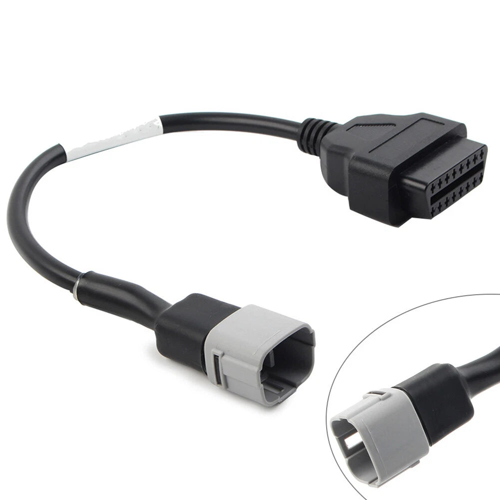 Fit Suzuki GSX-R 1000 1000R 6Pin OBD2 Diagnostic Adapter Code Cable Connector
