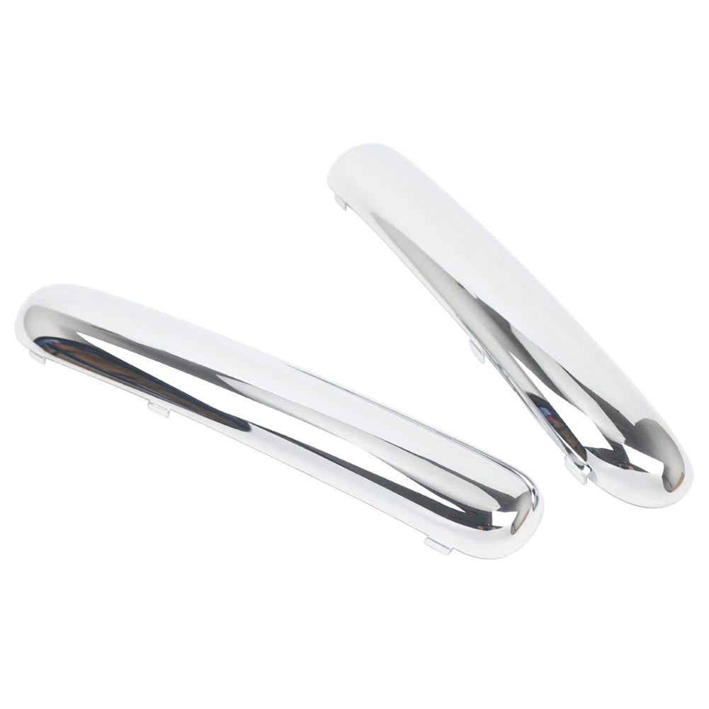 1 Pair Front Bumper Chrome Trim Molding For Mini Copper One Cabrio R50 2001-2004