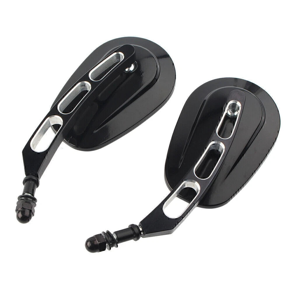 Rearview Side Mirror Gloss Black for Sportster 883 Softail Touring Dyna