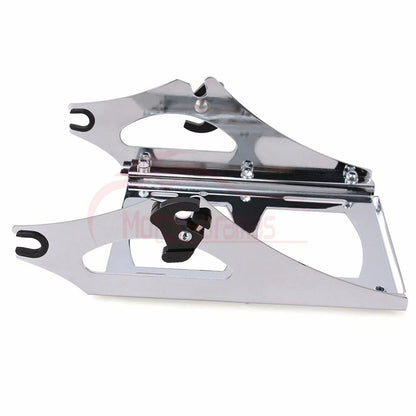 Detachable TwoUp Tour Pack Trunk Mount Rack Bracket for Harley Touring 2009-2013