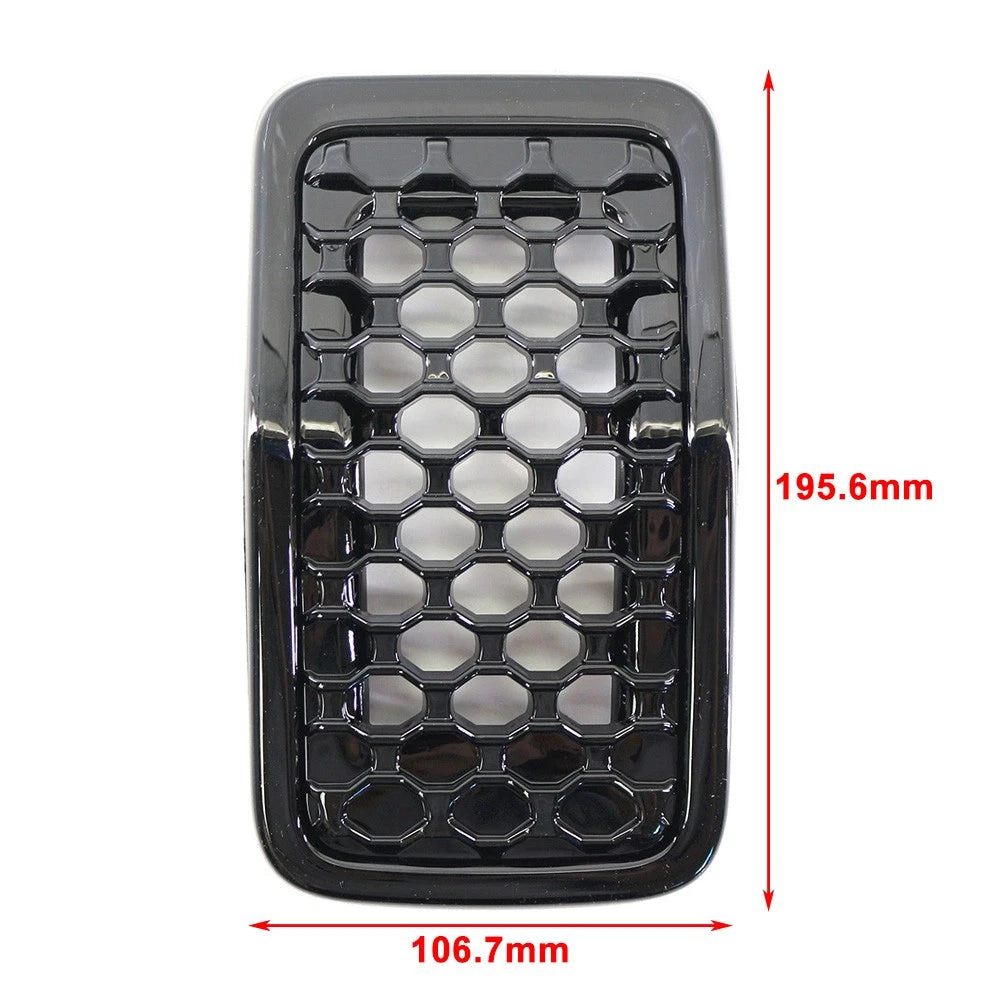 1 Set Front Bumper Kidney Mesh Grille For Jeep Cherokee 2019-2022 6AZ88DX8AB