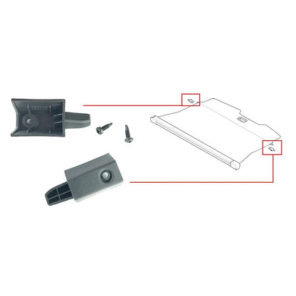 1pc Rear Cargo Cover Pin Repair Kit For Land Rover LR2/ Range Rover Sport Black