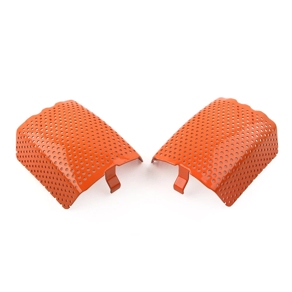 Front Caliper Screen Inserts Orange Fit Harley V-Rod & Touring 2006-2019 US 2Pcs