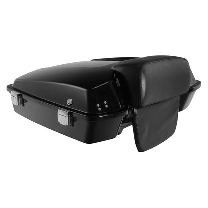 Chopped Razor Trunk Backrest Pad Fit For Harley Road Electra Glide 97-13 US