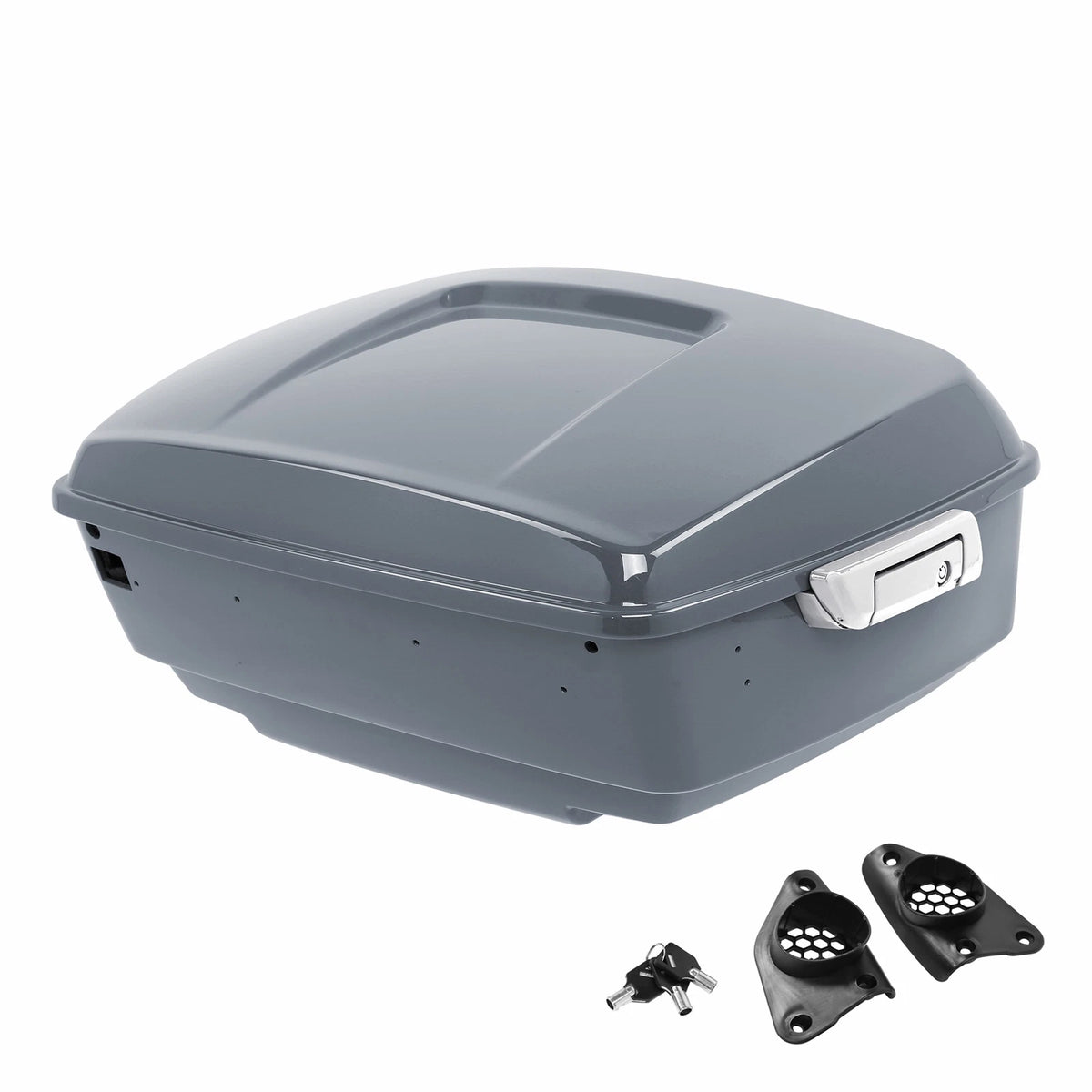 King Trunk Fit For Harley Street Road Glide 2014-2025 Gunship Gray
