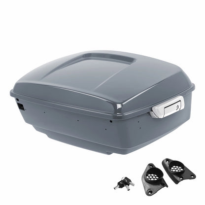 King Trunk Fit For Harley Street Road Glide 2014-2025 Gunship Gray