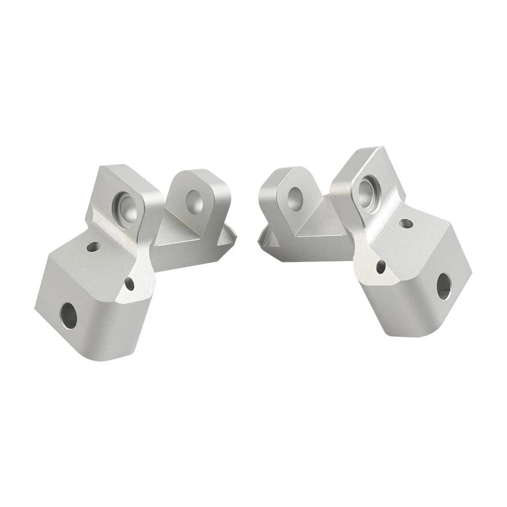 Motorbike Rider Foot Pegs Front Footpeg Lowering Kit For BMW R1200RT 2013 Silver