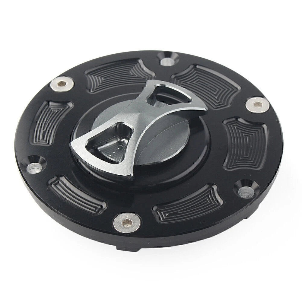 1x Titanium Fuel Gas Tank Cap Aluminum For Kawasaki Ninja 250R EX250 EX300 13-14