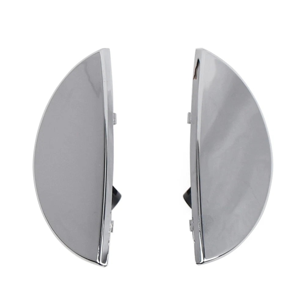 2pcs Chrome Headlight Washer Nozzle Cover For BMW Mini Cooper R50 R52 R53 01-06