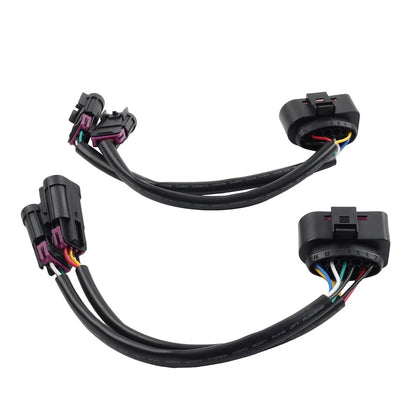 2X Quad Housing To Projector Headlight Conversion Harnesses For Dodge Ram 09-18