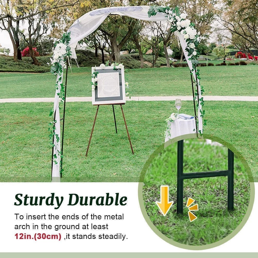 Wedding Arch Metal Garden Arch Garden Arbor Trellis Iron For Climbing Plants