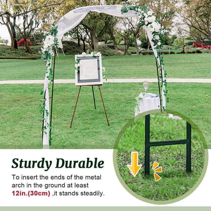 Wedding Arch Metal Garden Arch Garden Arbor Trellis Iron For Climbing Plants