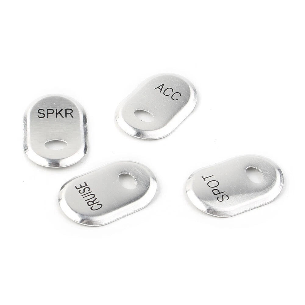 Brushed Panel Switch Covers Fit Harley Touring Electra Glide Road Glide Chrome