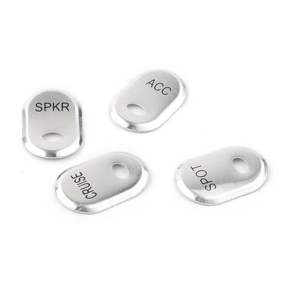 Brushed Panel Switch Covers Fit Harley Touring Electra Glide Road Glide Chrome