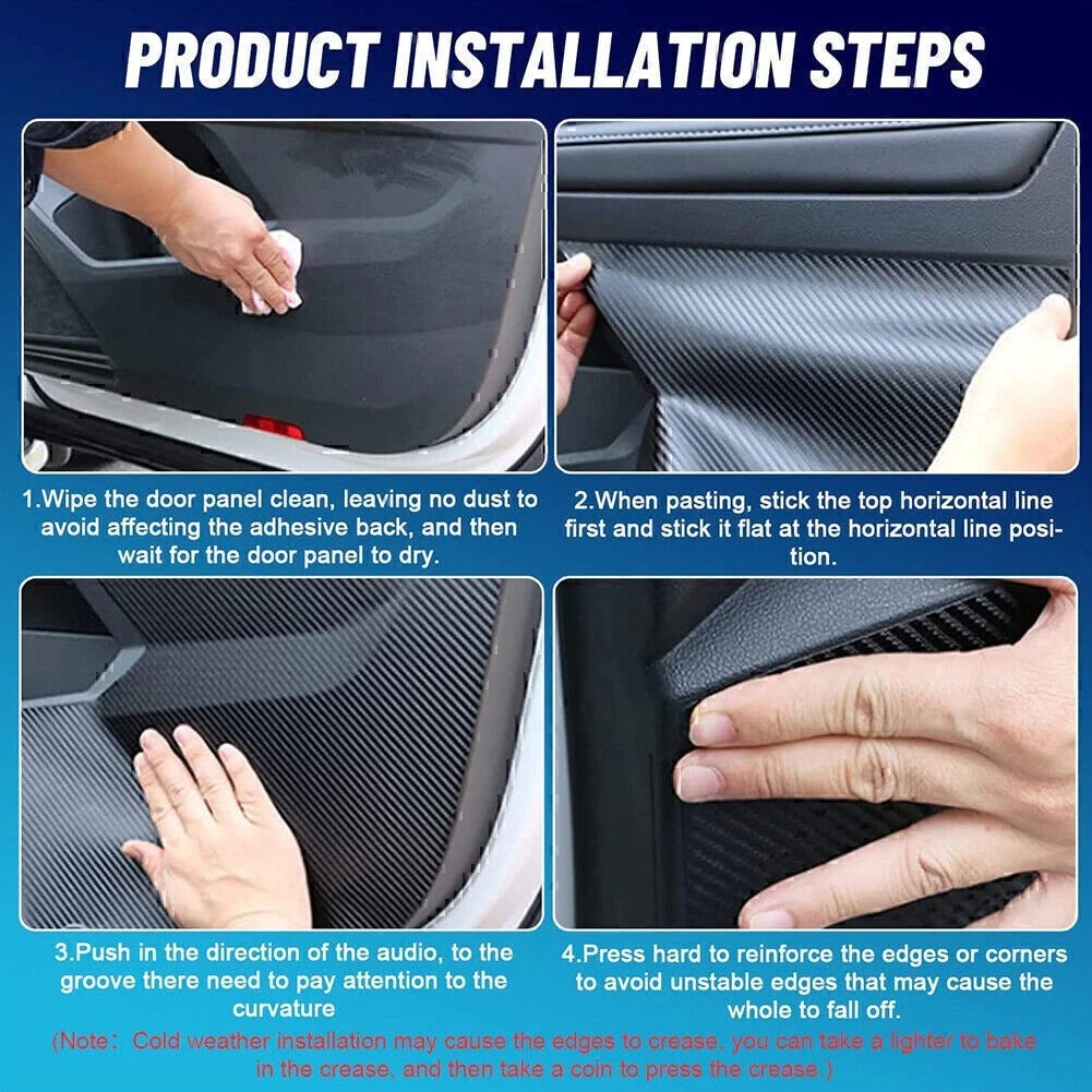 4 Pcs Plastic Car Door Anti Kick Pad Protection Cover For Honda CRV CR-V 2017-22