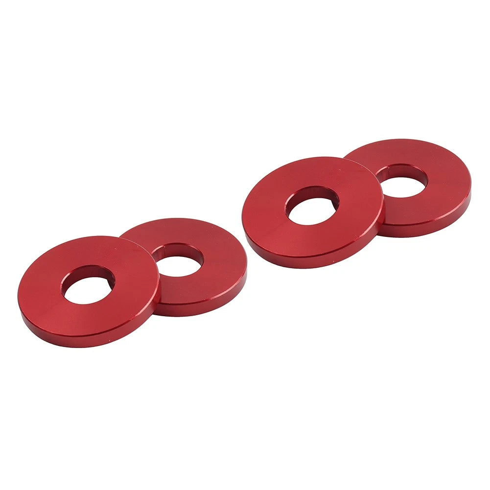 4X Engine Saddlebag Crash Bar Decorative Spacer For Harley Road Glide Red