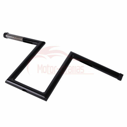 1" Z Bars Drag Handlebar Fit For Harley Bobber Softail Dyna Sportster Motorcycle
