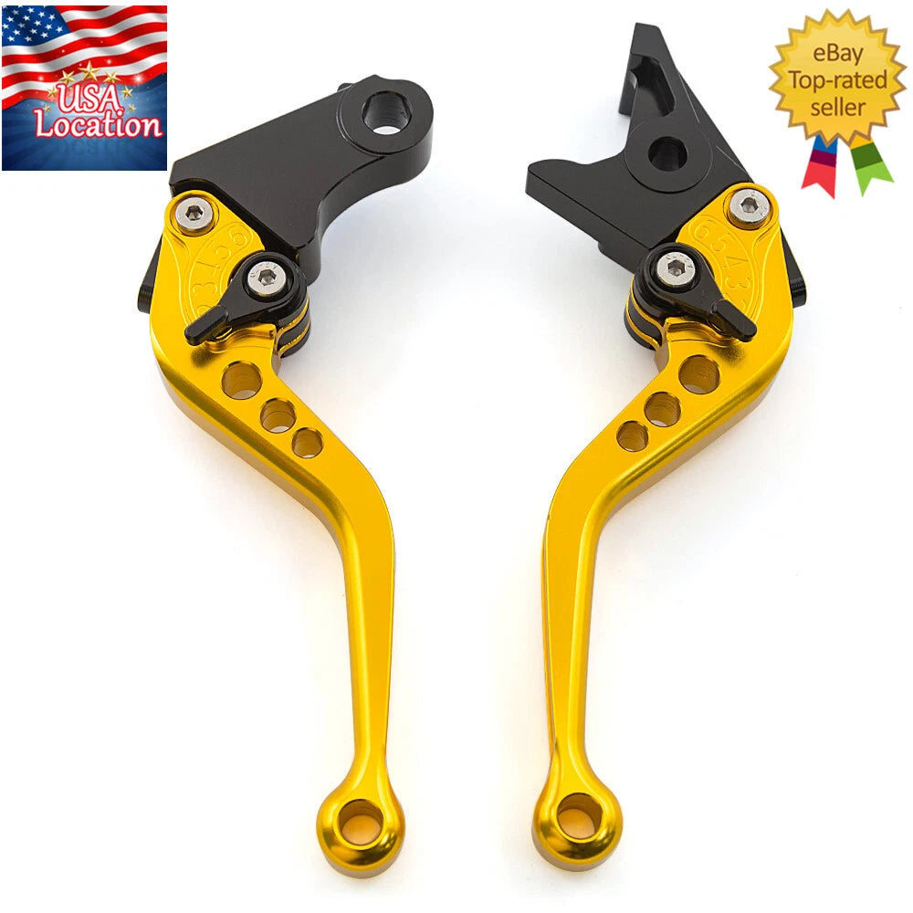 For TTR125 L/LE/LW Front Disc Brake 2000-2016 CNC Brake Clutch Levers Short Pair