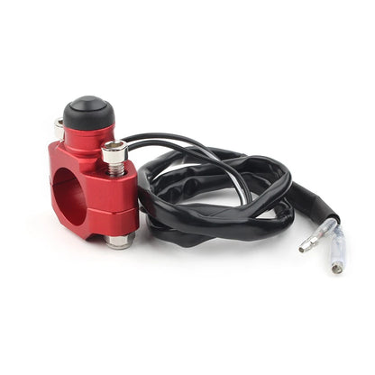 Universal Rotating Bar Clamp Start Stop Kill Switch Button fit 7/8" 22 Handlebar