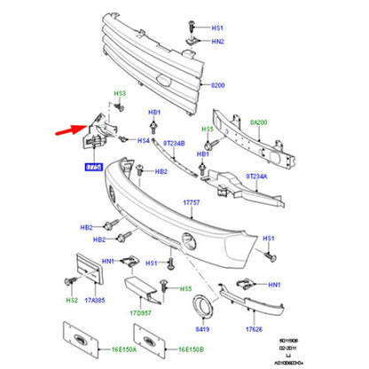 Right Front Bumper Mount Bracket For Land Rover Range Rover 2003-2009 DPL000113