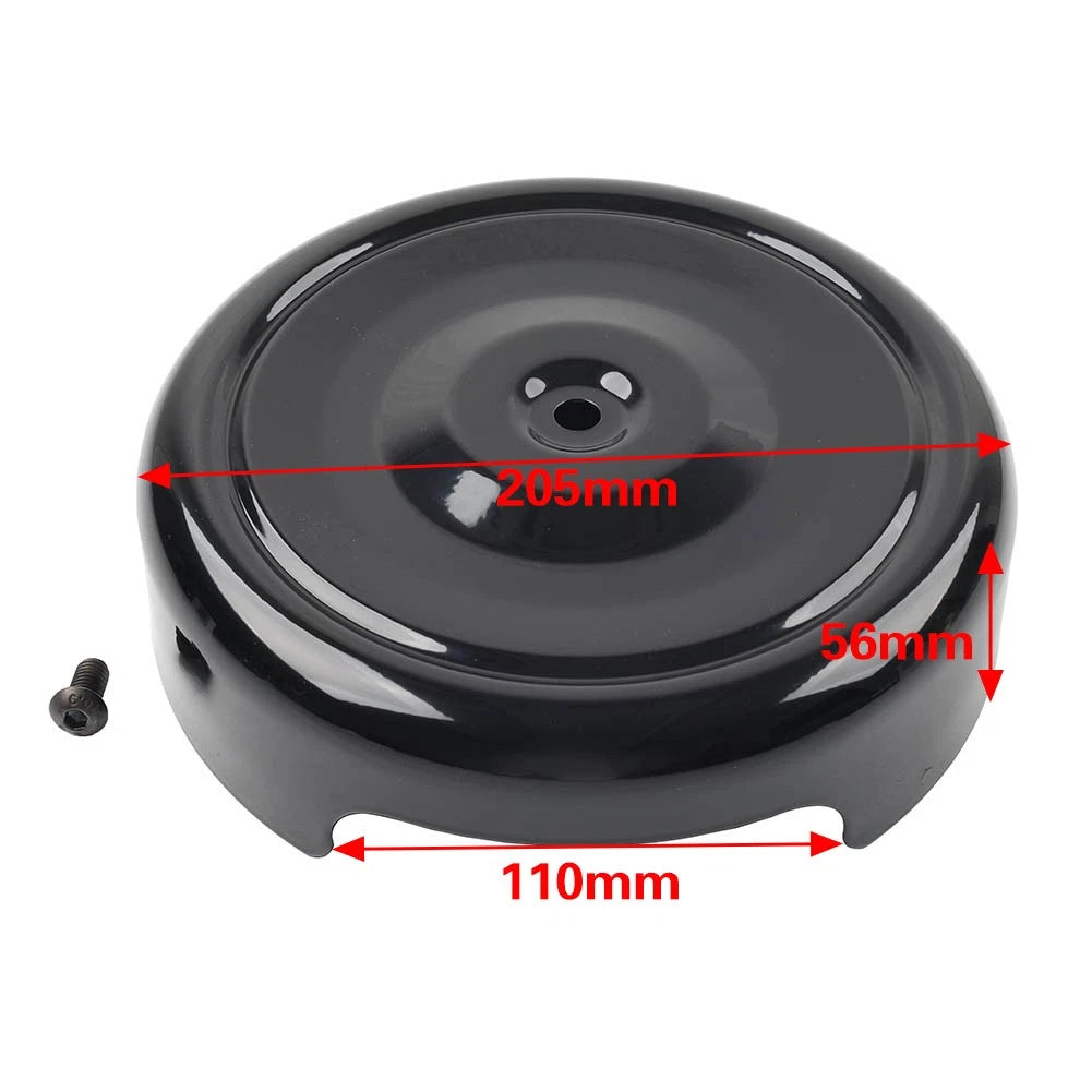 1x 8'' Round Air Cleaner Cover For Harley FLST FXST 2011-2017 Sportster XL 2012+