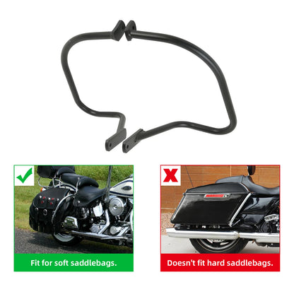 Saddlebag Guard Rail Crash Bar FOR Harley Softail Heritage Springer FLSTS 97-99