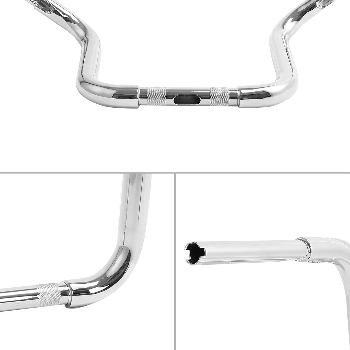 10" Rise 1 1/4'' Ape Hanger Bar Handlebar Fit For Harley HD Sportster XL883 1200