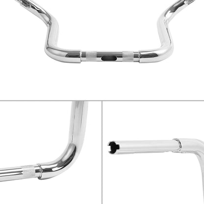 10" Rise 1 1/4'' Ape Hanger Bar Handlebar Fit For Harley HD Sportster XL883 1200