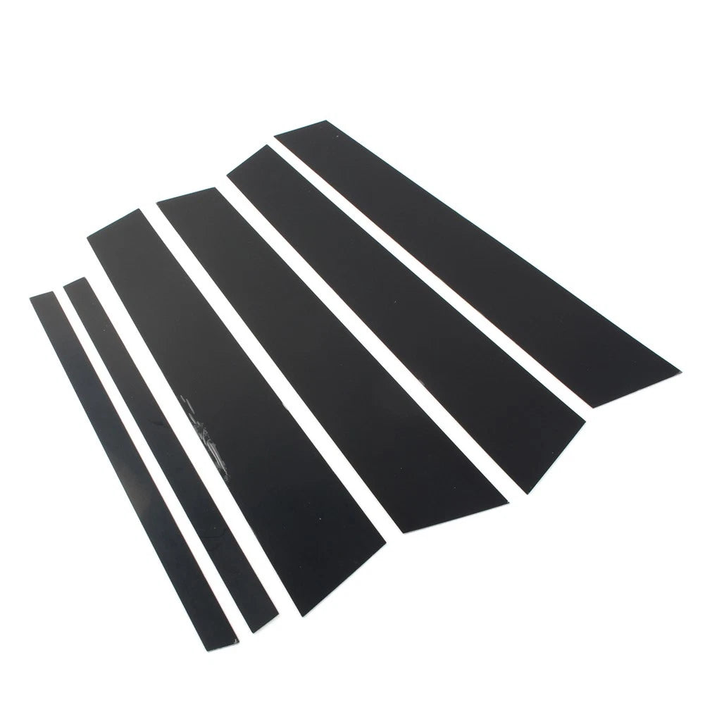 6 Pcs Door Window Trim Pillar Posts Decoration Cover For BMW X1 E84 2011-2015
