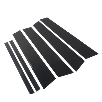 6 Pcs Door Window Trim Pillar Posts Decoration Cover For BMW X1 E84 2011-2015