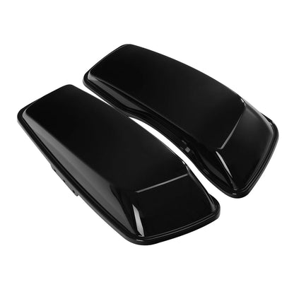 Vivid Black Hard Saddlebag Lids Fit For Harley Touring Street Road Glide 2014-24