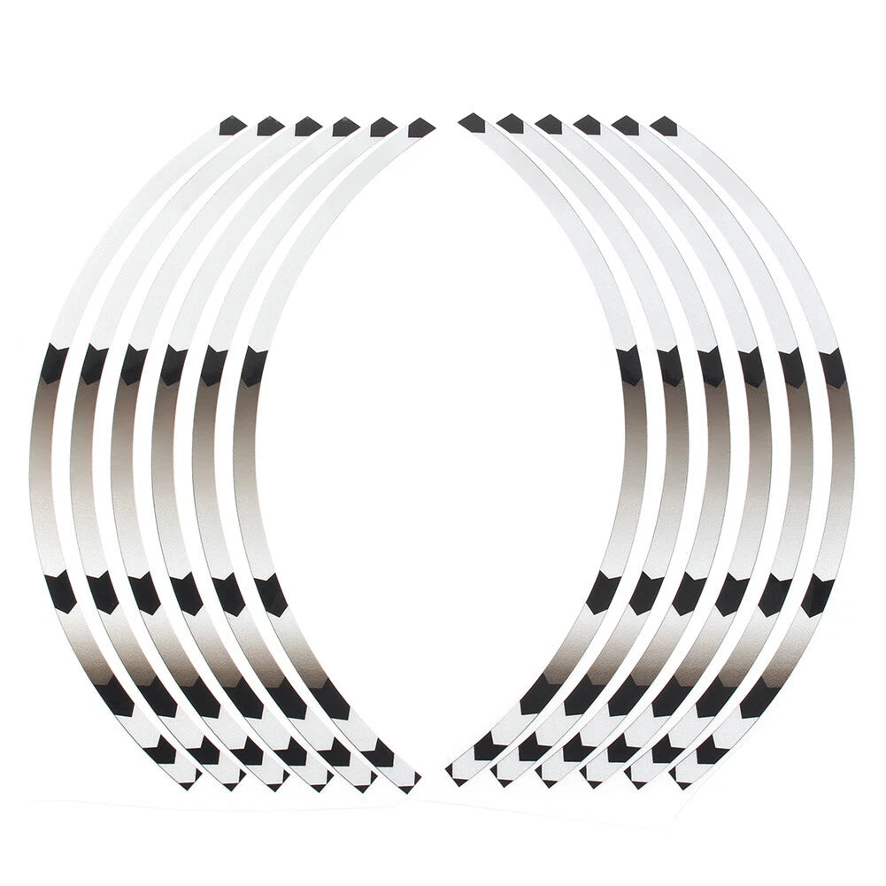 For HONDA MSX 125 Grom MSX125 SF 12-22 RIM WHEEL STRIPES DECALS TAPE STICKERS Wh