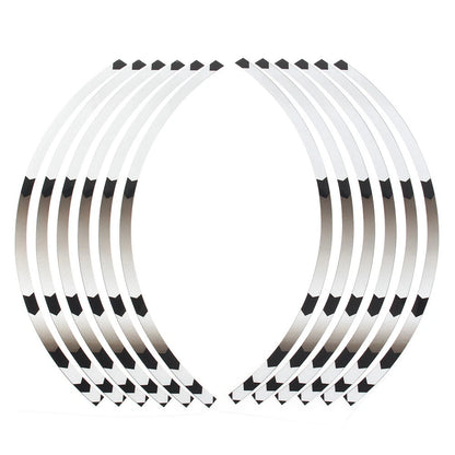 For HONDA MSX 125 Grom MSX125 SF 12-22 RIM WHEEL STRIPES DECALS TAPE STICKERS Wh