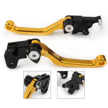 CNC Pivot Clutch Brake Levers For Suzuki DRZ400S DRZ400SM DRZ400E 2000-22 Gold