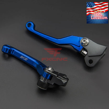 For YZ80 YZ85 2001-2014 CNC Pivot DirtBike Brake Clutch Levers YZ Logo 2008 2012