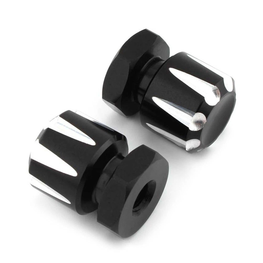 2Pcs Solo Mounting Nuts Bolts For Harley Road King Road Glide Softai Fat Boy US