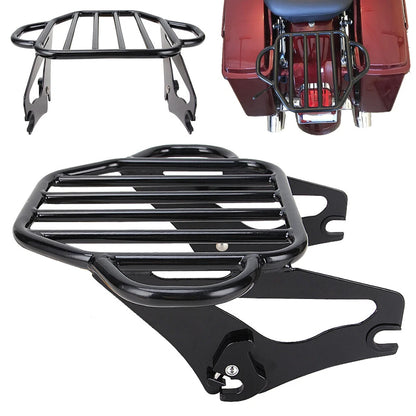 Detachable TwoUp Luggage Rack For Harley Touring Road King Electra Glide 2009-22
