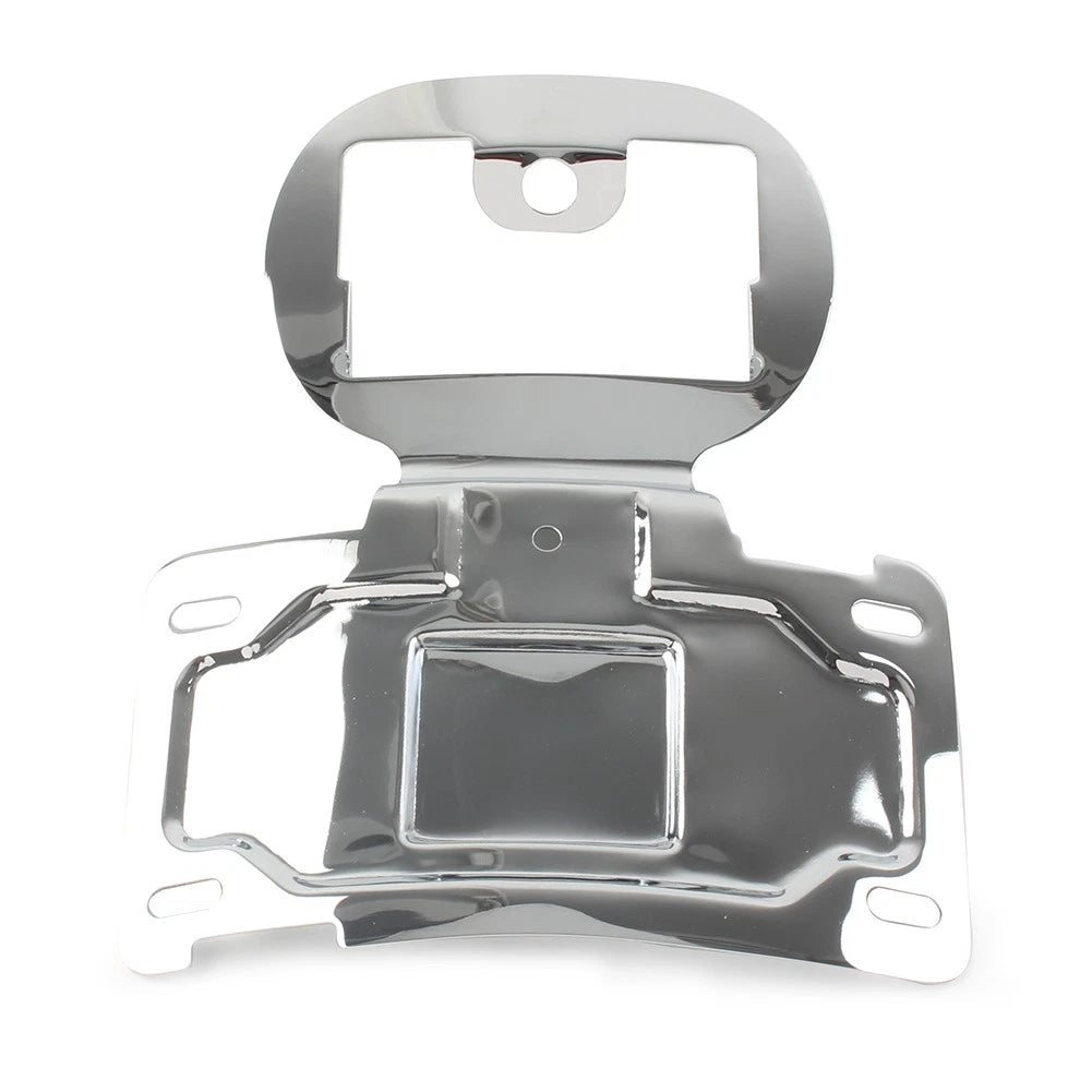 1X Plate Bracket Motorcycle License Plate Relocation Kit For Harley Touring