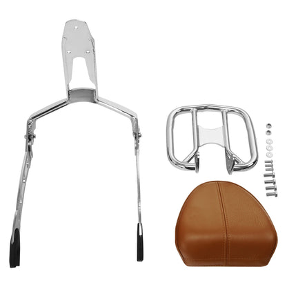 Passenger Sissy Bar & Backrest & Mouting Spools For Indian 19-20 Scout Sixty ABS