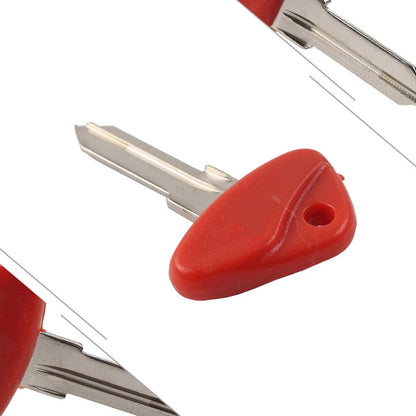 Uncut Blade Blank Key Red 1PCS For BMW R1150GS R1150RS R1150RT R1200C R1200IND