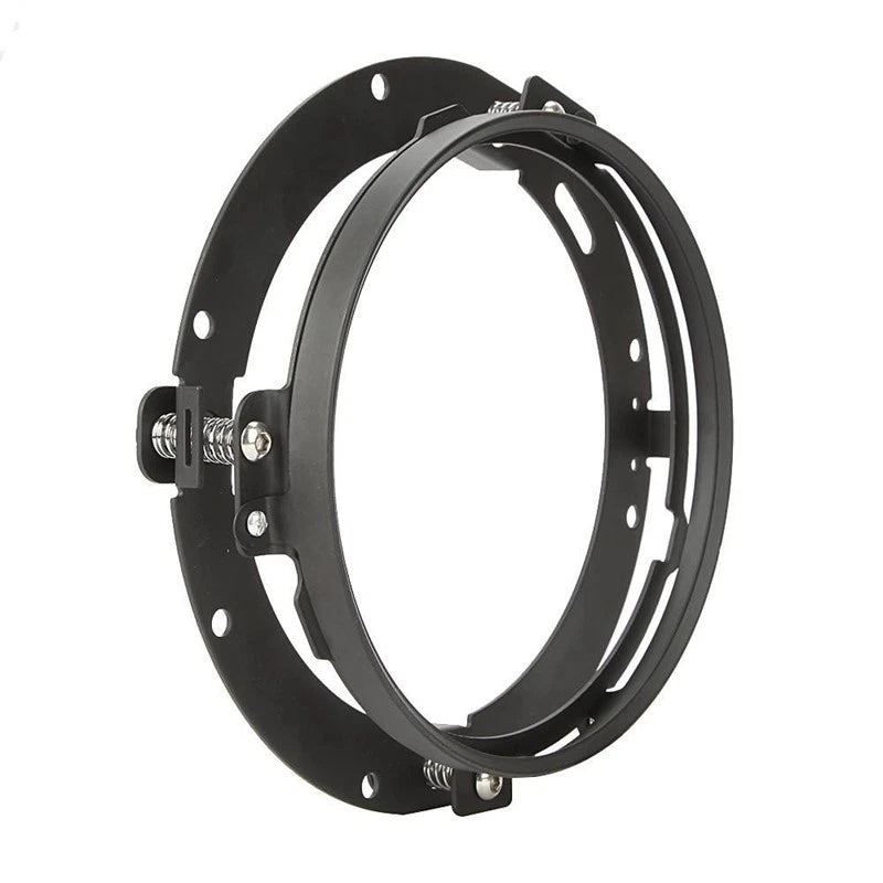 Motorcycle Auto 7" 7 inch Headlight Bracket For Car Headlamp Mount Ring Black