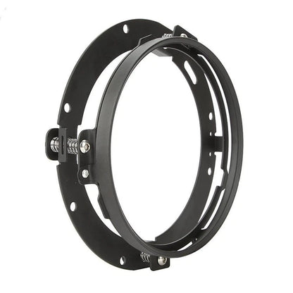 Motorcycle Auto 7" 7 inch Headlight Bracket For Car Headlamp Mount Ring Black