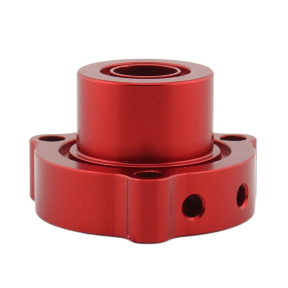 Turbo Blow Off Valve BOV Dump Adaptor Spacer For Audi A3 2.0T FSI B7 Engine Red