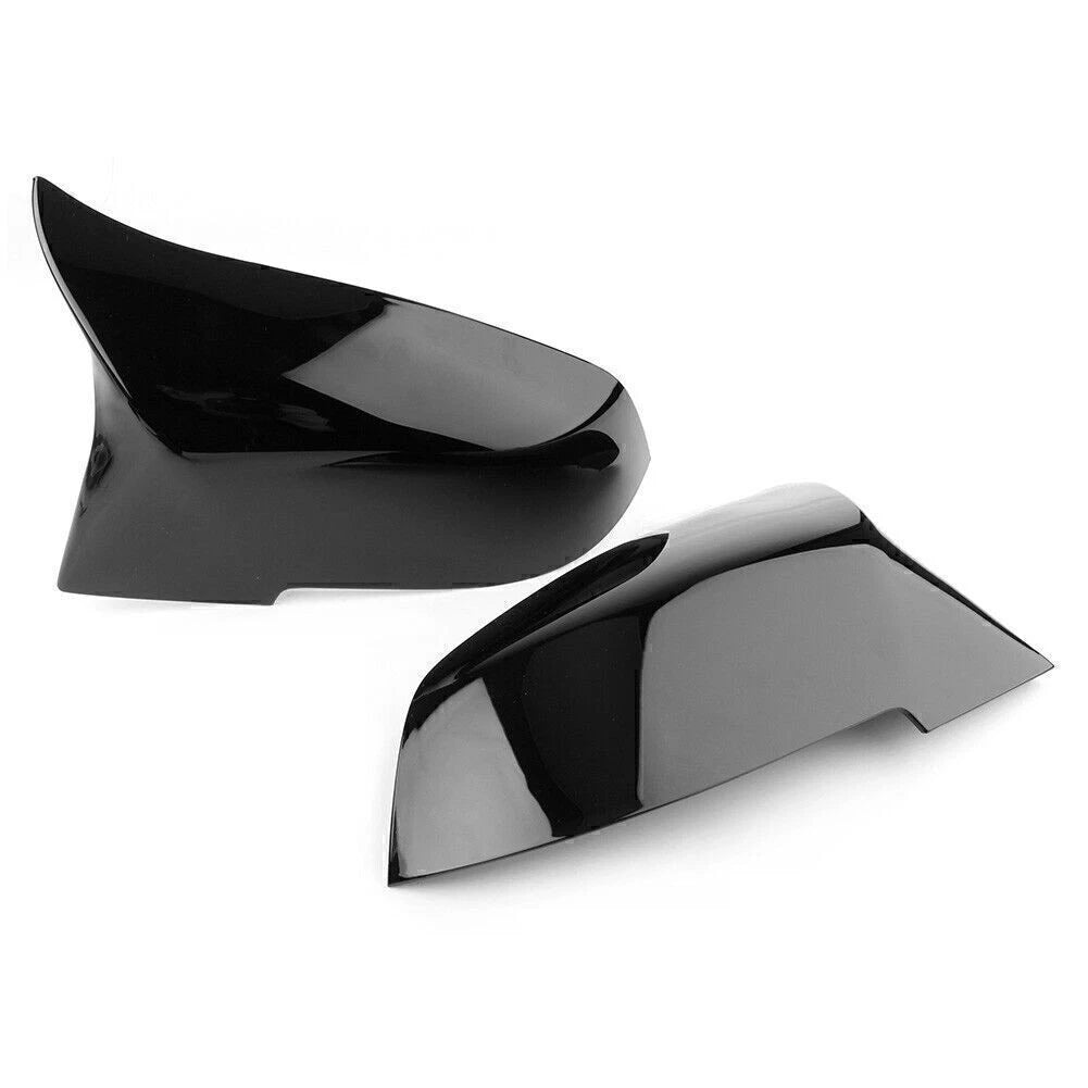 2 x Rearview Mirror Cover Caps Black Protect Fit BMW F20 F21 F30 F31 F32 F34 E84