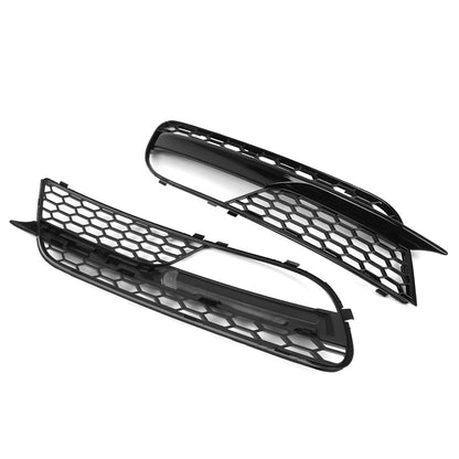 Honeycomb Front Bumper Fog Light Grille For Audi A5 Regular Model 2012-2016